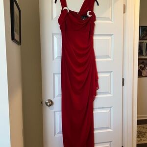 Elegant Red Evening Gown
